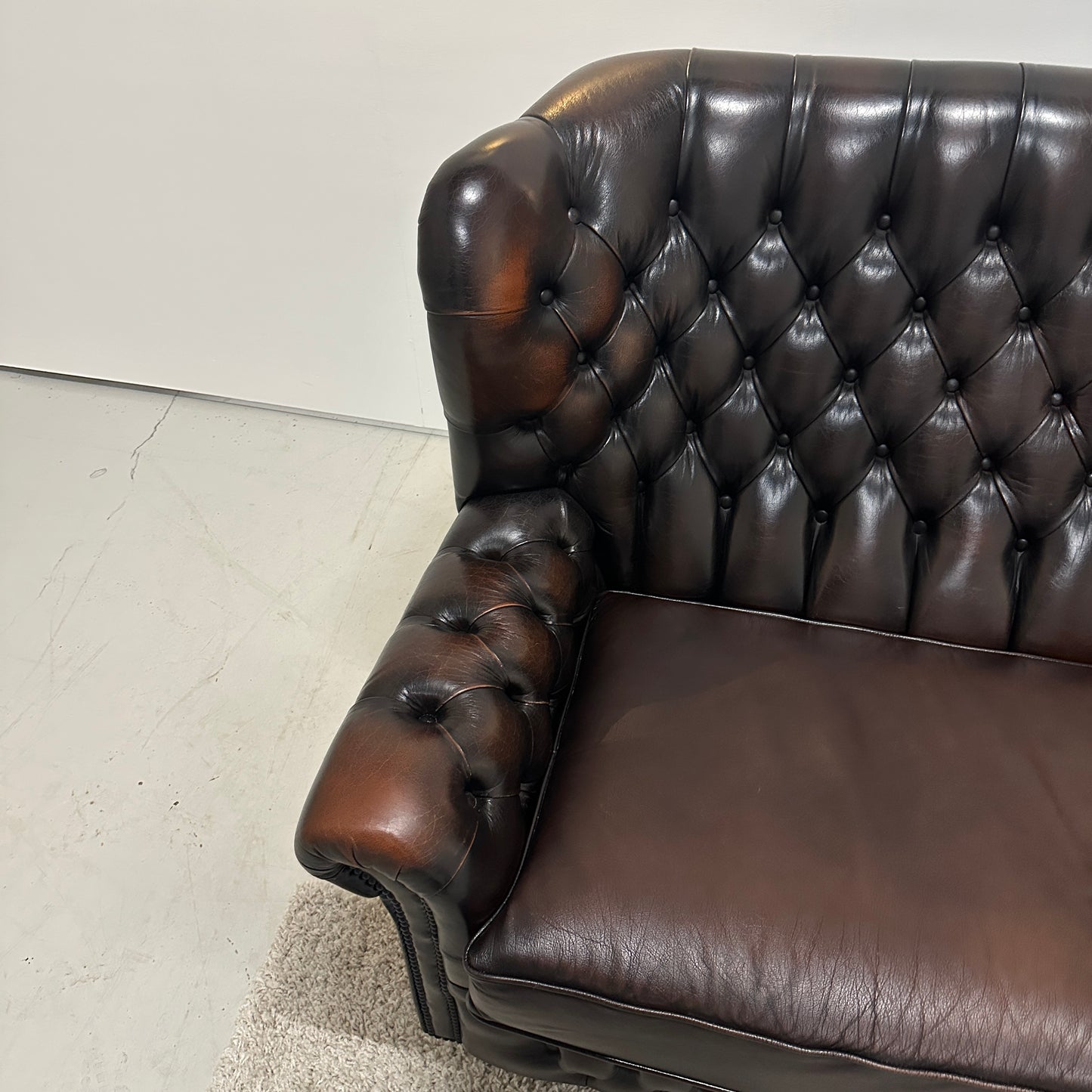 Hoge rug chesterfield