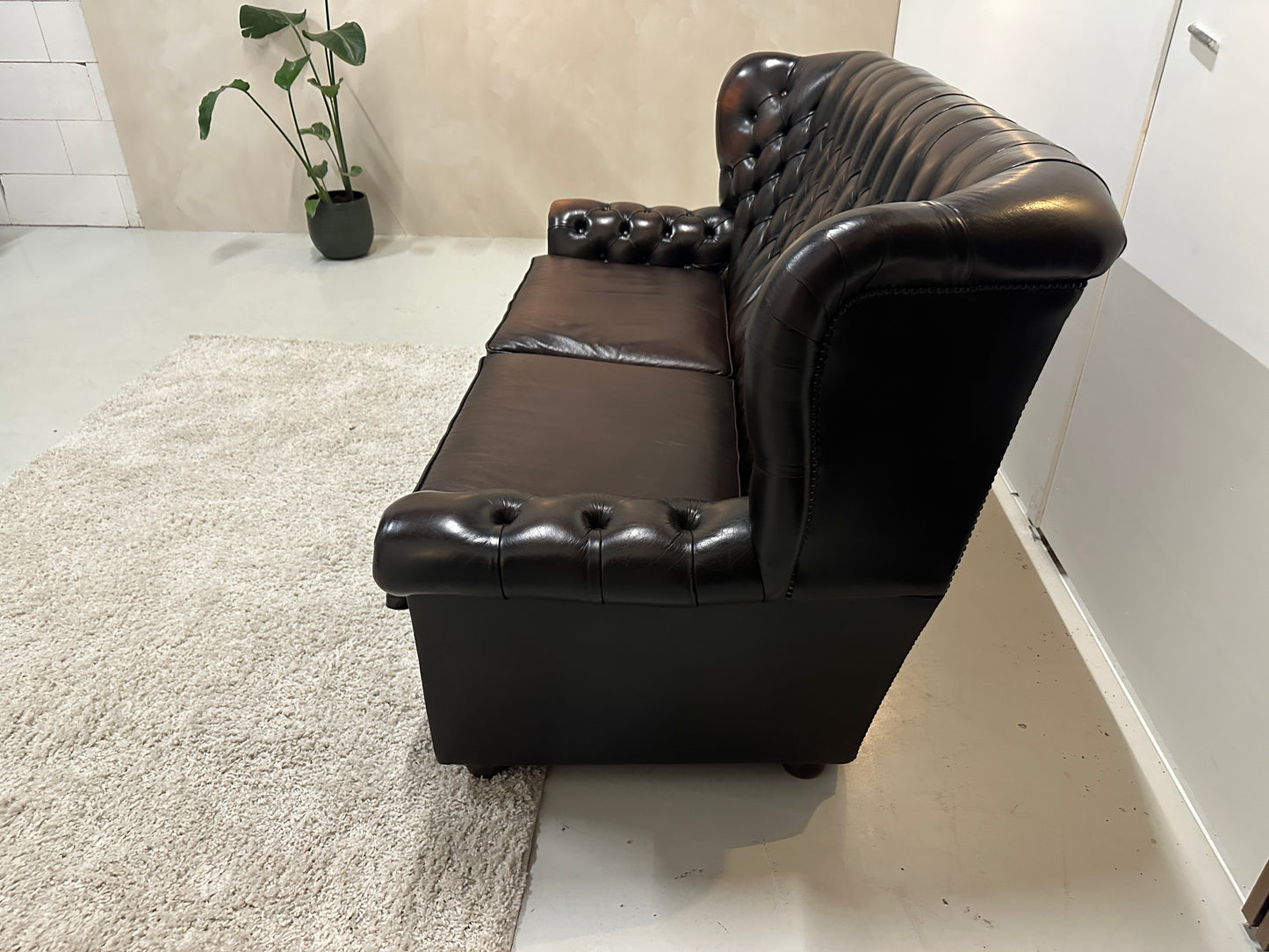 Hoge rug chesterfield