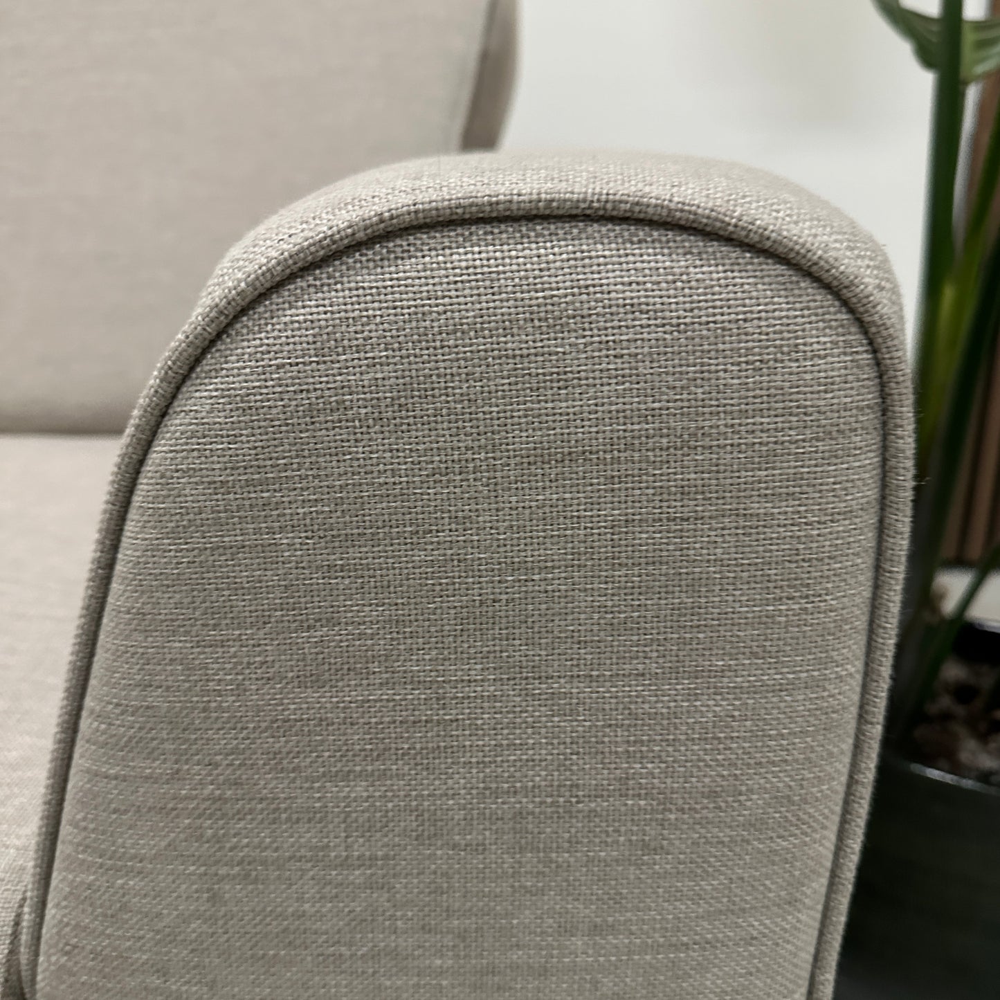 Beige hoekbank 275x210cm