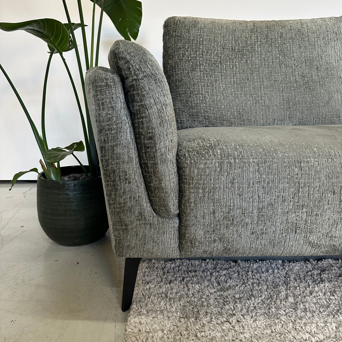 Groene hoekbank 310x205cm