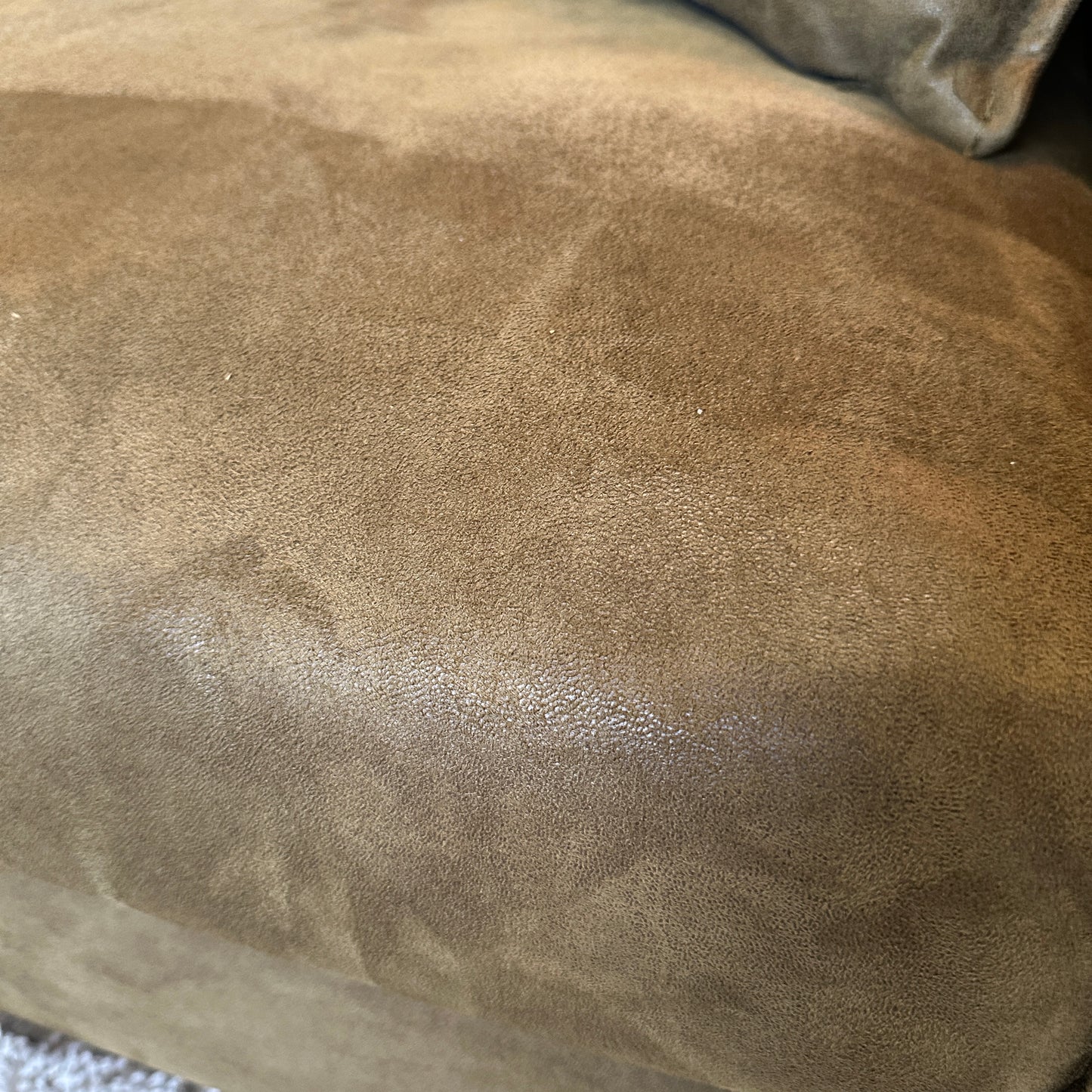 Hoekbank olijfgroen 308x210cm