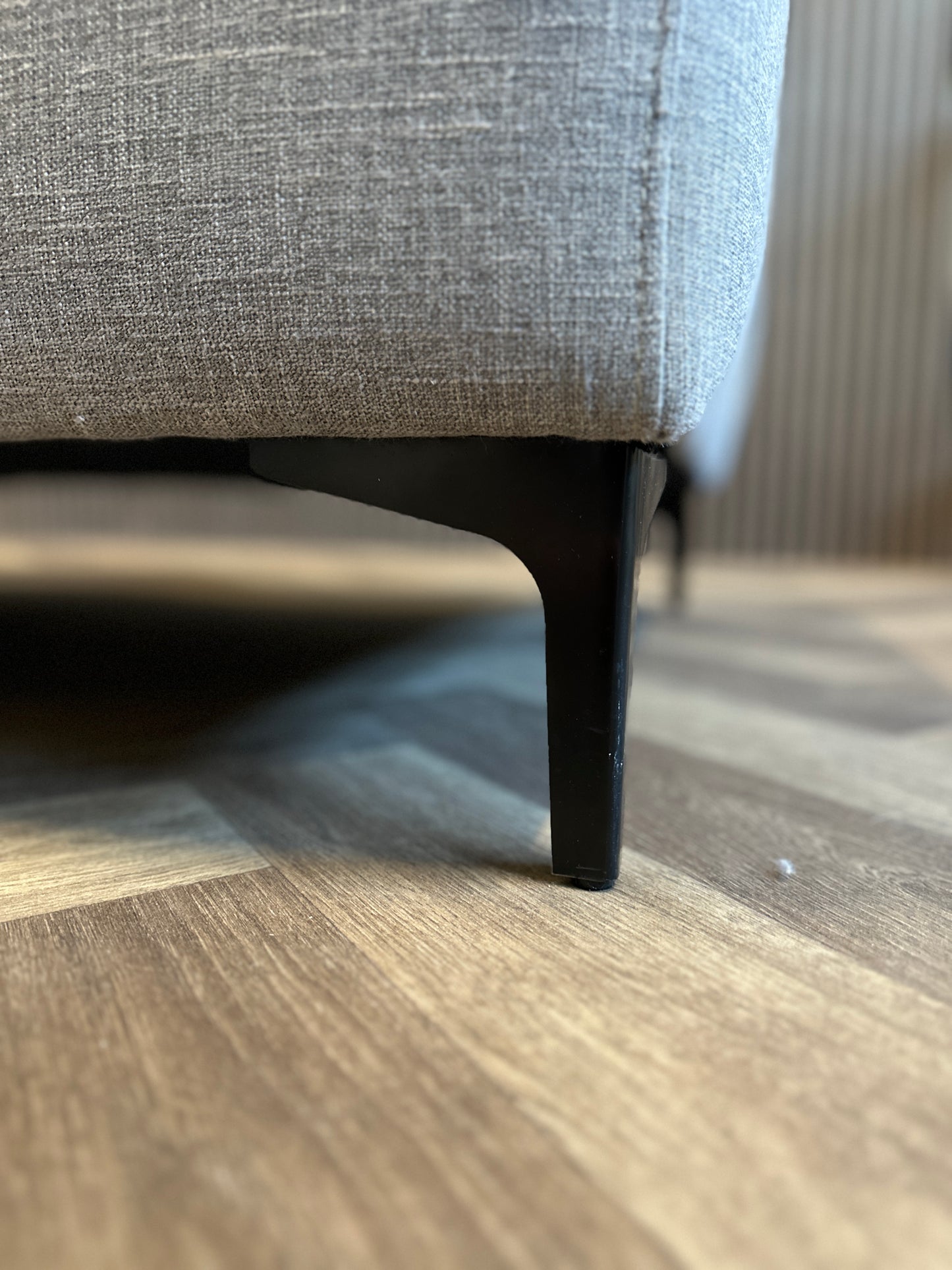 Taupe hoekbank 270x200cm