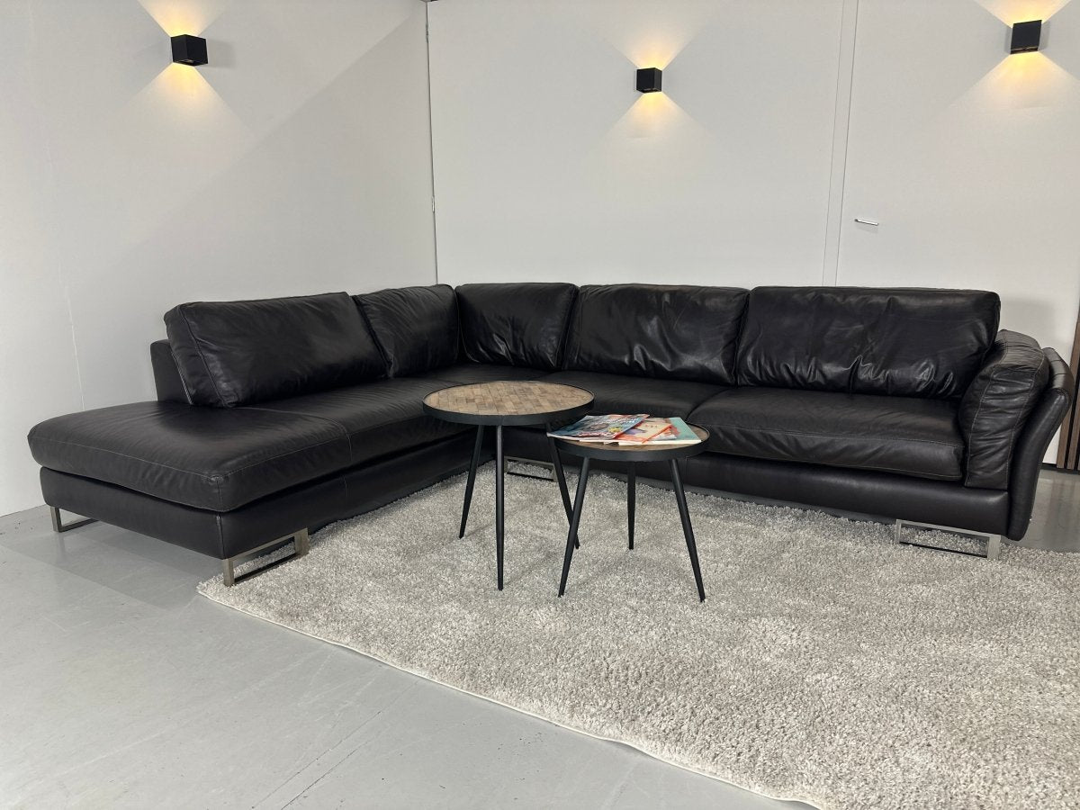 Natuzzi hoebank leer - TWBanken
