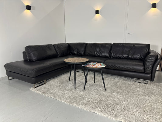 Natuzzi hoebank leer