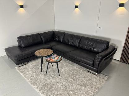 Natuzzi hoebank leer