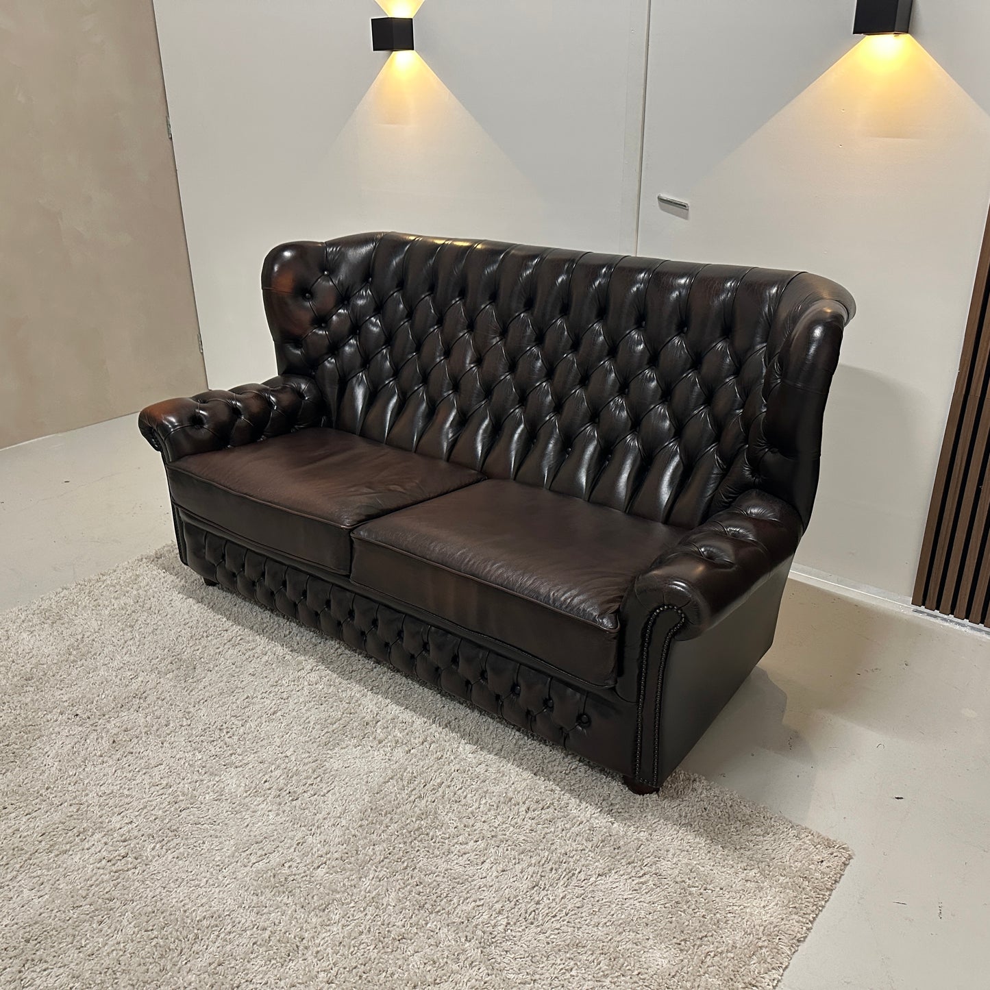 Hoge rug chesterfield