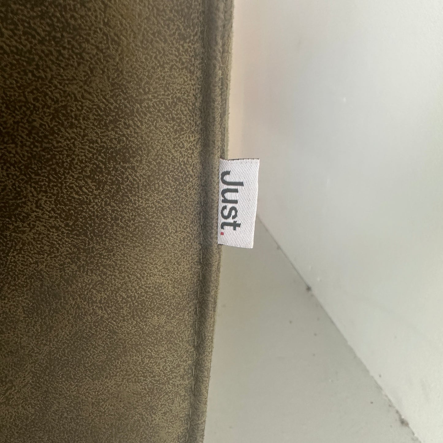 Groene zithoek van ecoleder merk Just