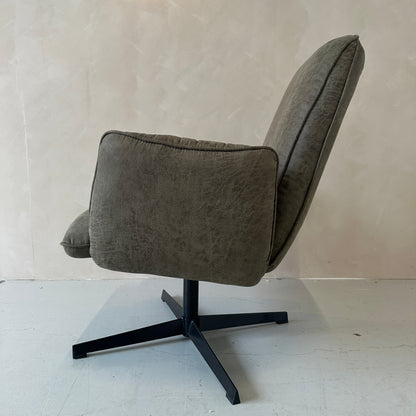 Fauteuil Lugo, kleur mosgroen