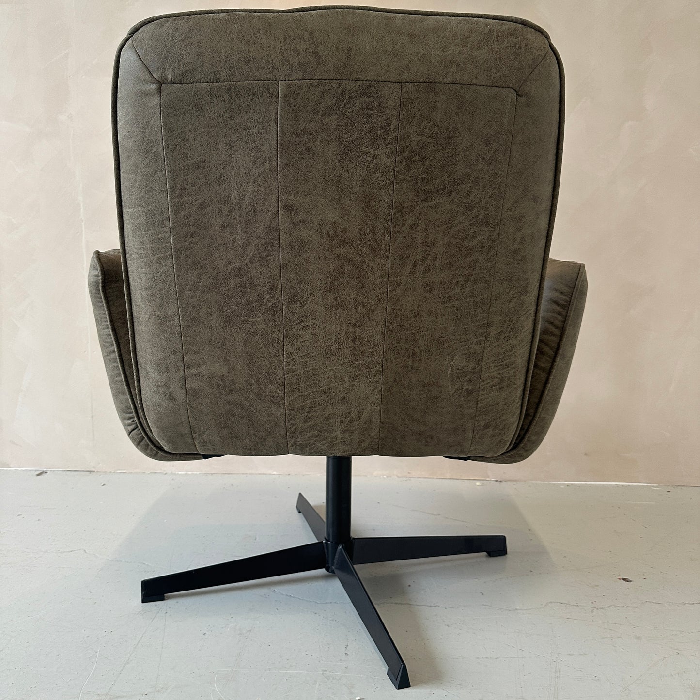 Fauteuil Lugo, kleur mosgroen