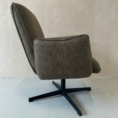 Fauteuil Lugo, kleur mosgroen