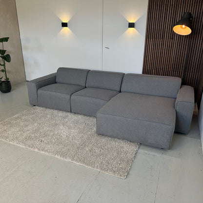 Grijze modulaire hoekbank 310x155cm