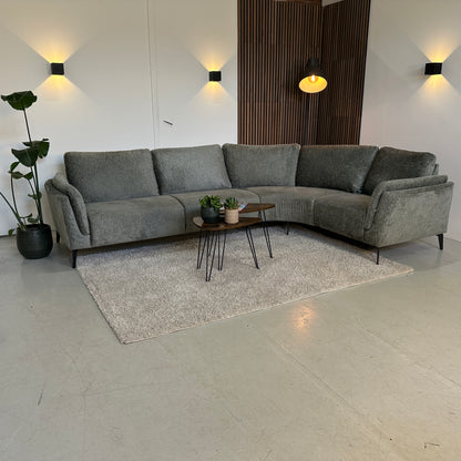 Groene hoekbank 310x205cm