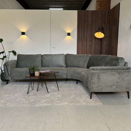 Groene hoekbank 310x205cm