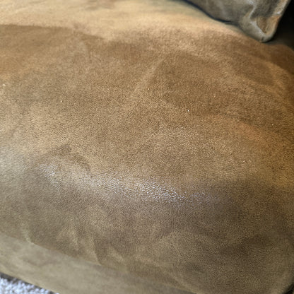 Hoekbank olijfgroen 308x210cm