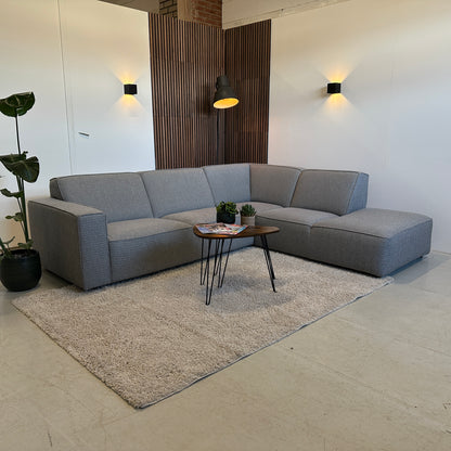 Grijze hoekbank 270x224cm