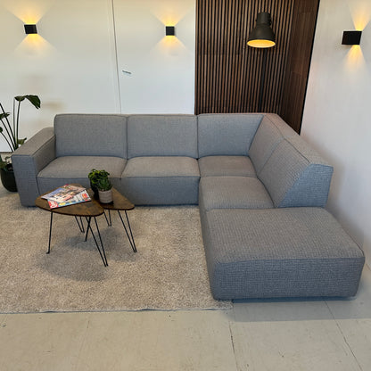 Grijze hoekbank 270x224cm