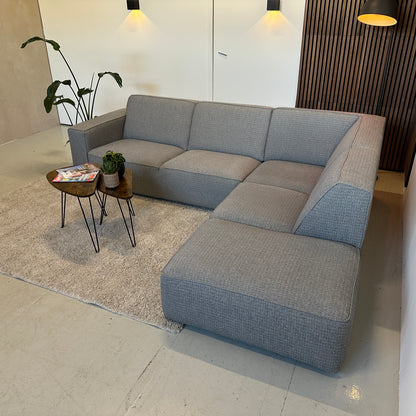 Grijze hoekbank 270x224cm