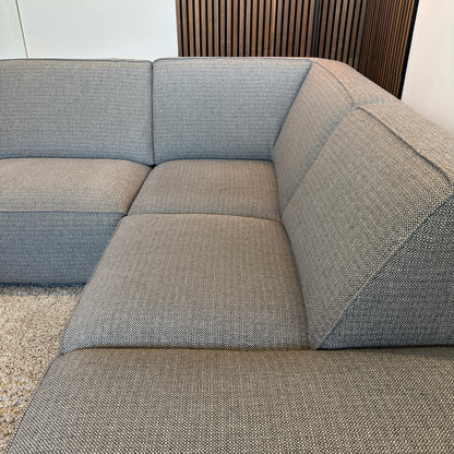 Grijze hoekbank 270x224cm