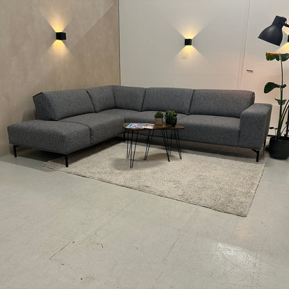 Blauwgrijze Montel hoekbank 295x230cm