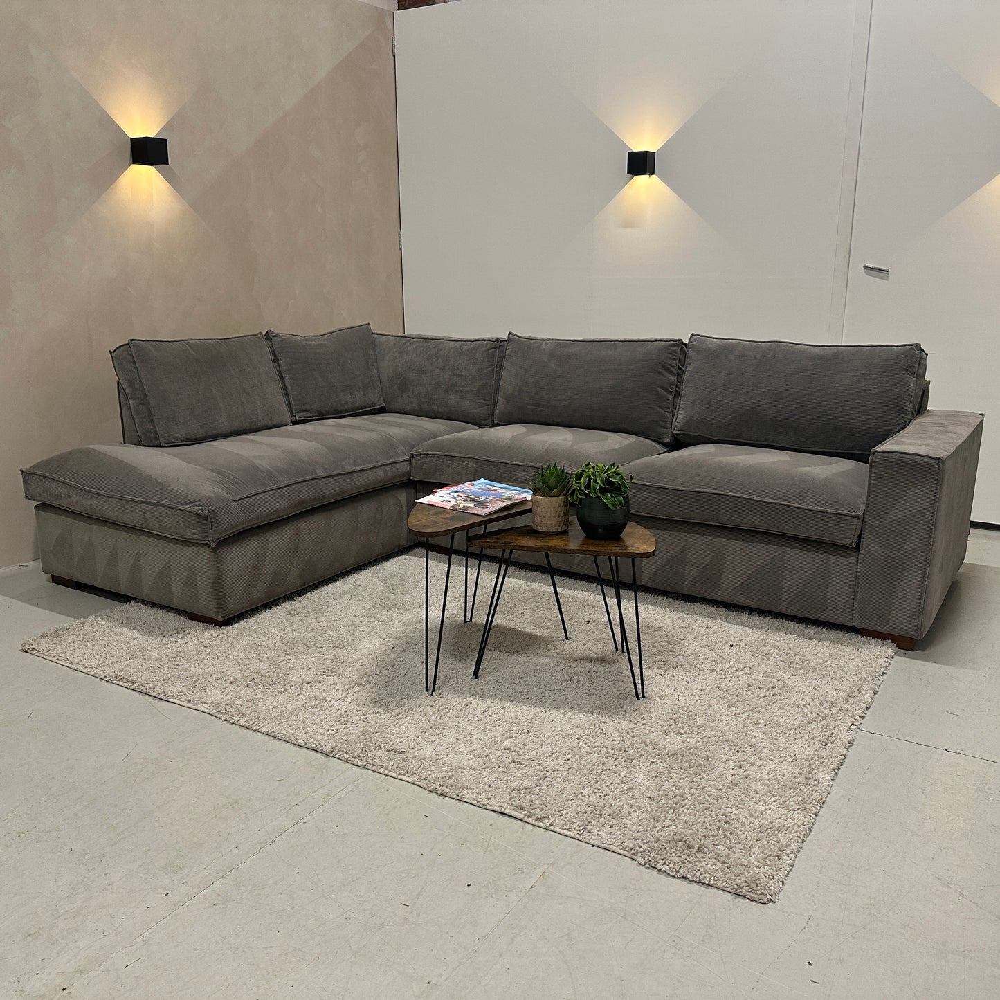 Woood hoekbank 285x195cm