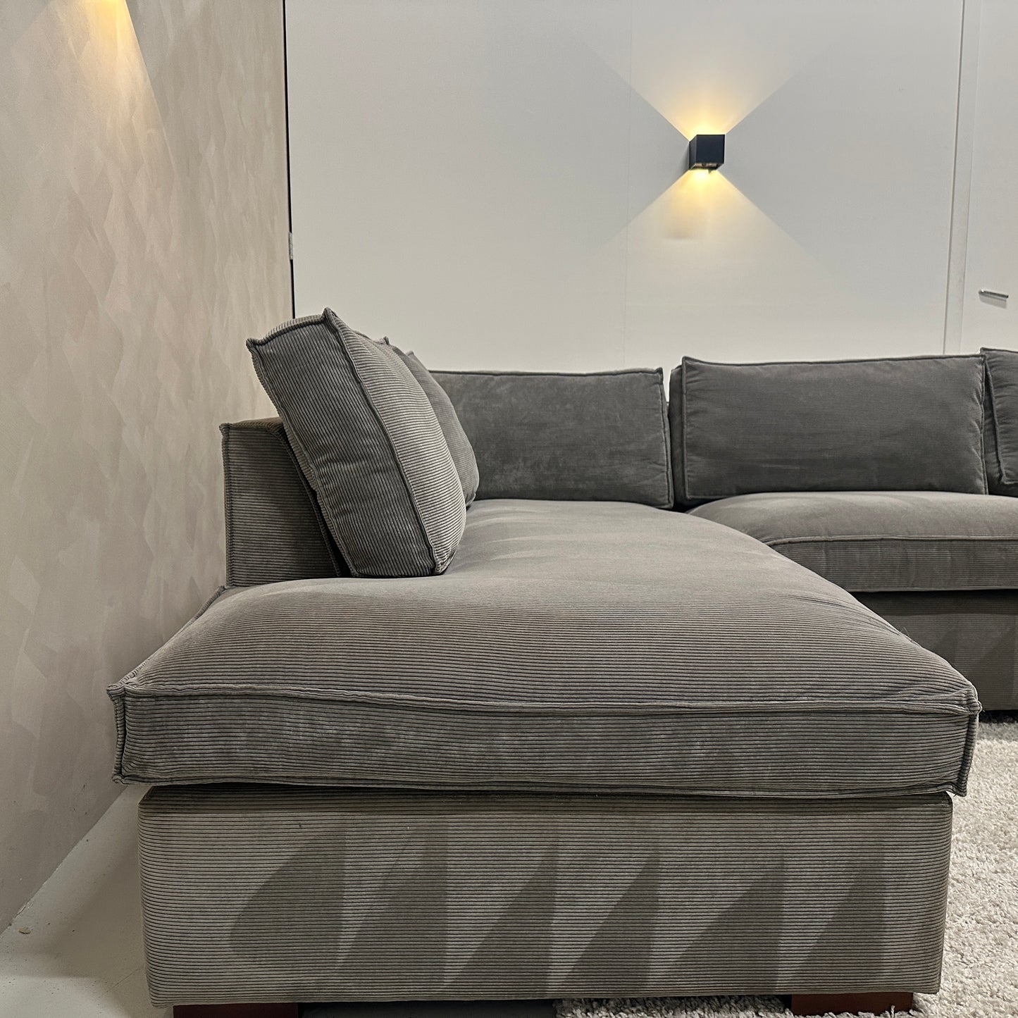 Woood hoekbank 285x195cm