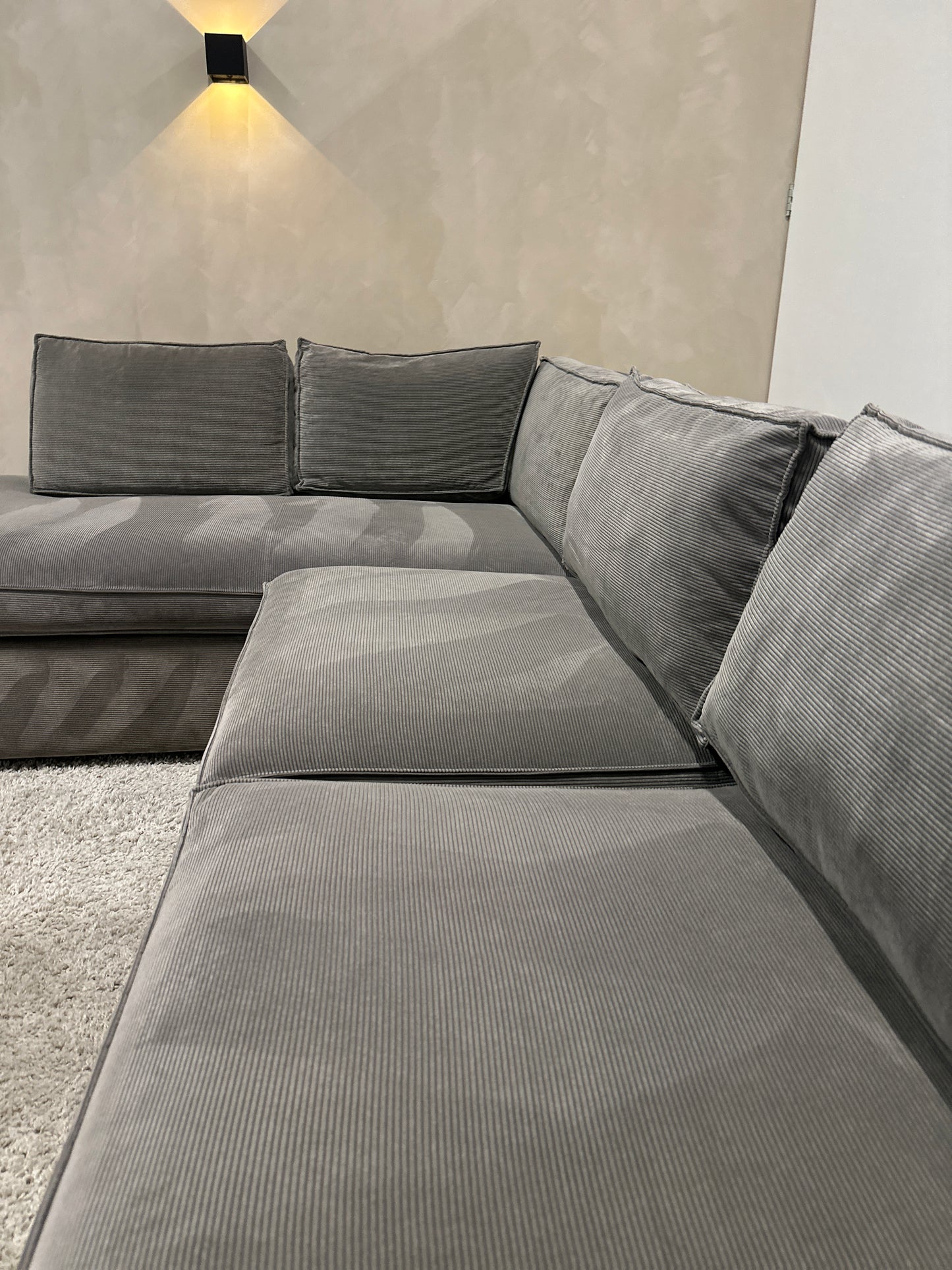 Woood hoekbank 285x195cm