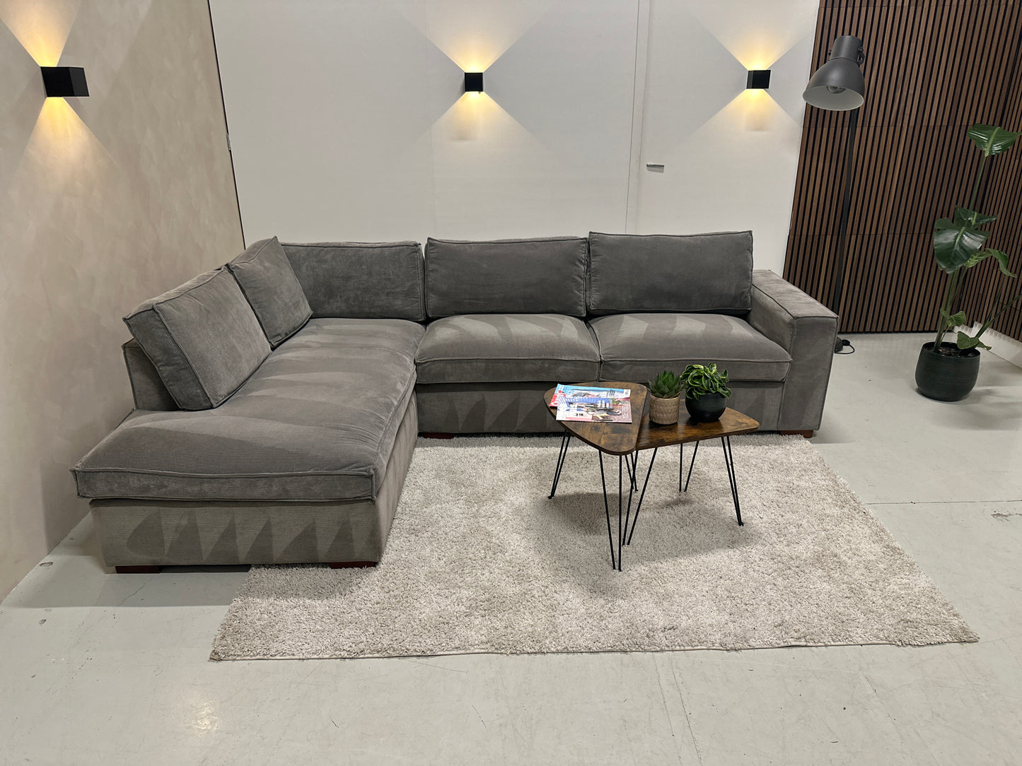 Woood hoekbank 285x195cm