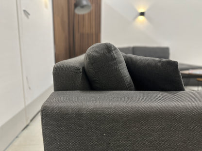 Antracietgrijze hoekbank 300x218cm