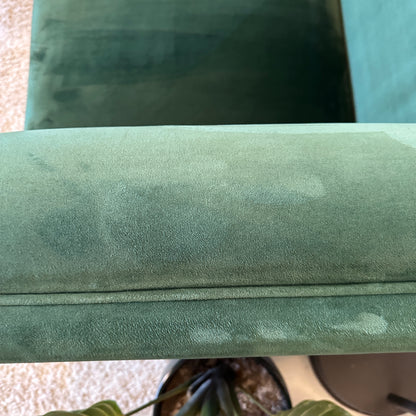 Woood hoekbank groen 280x235cm