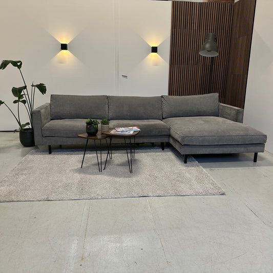 By Side ribstof hoekbank 305x155 cm