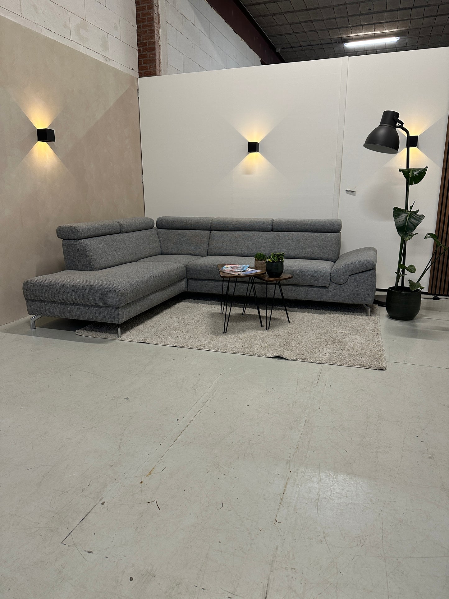 Montel mondena grijs 276x216cm