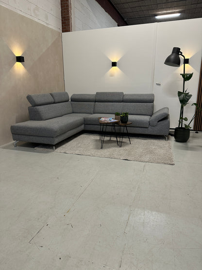 Montel mondena grijs 276x216cm