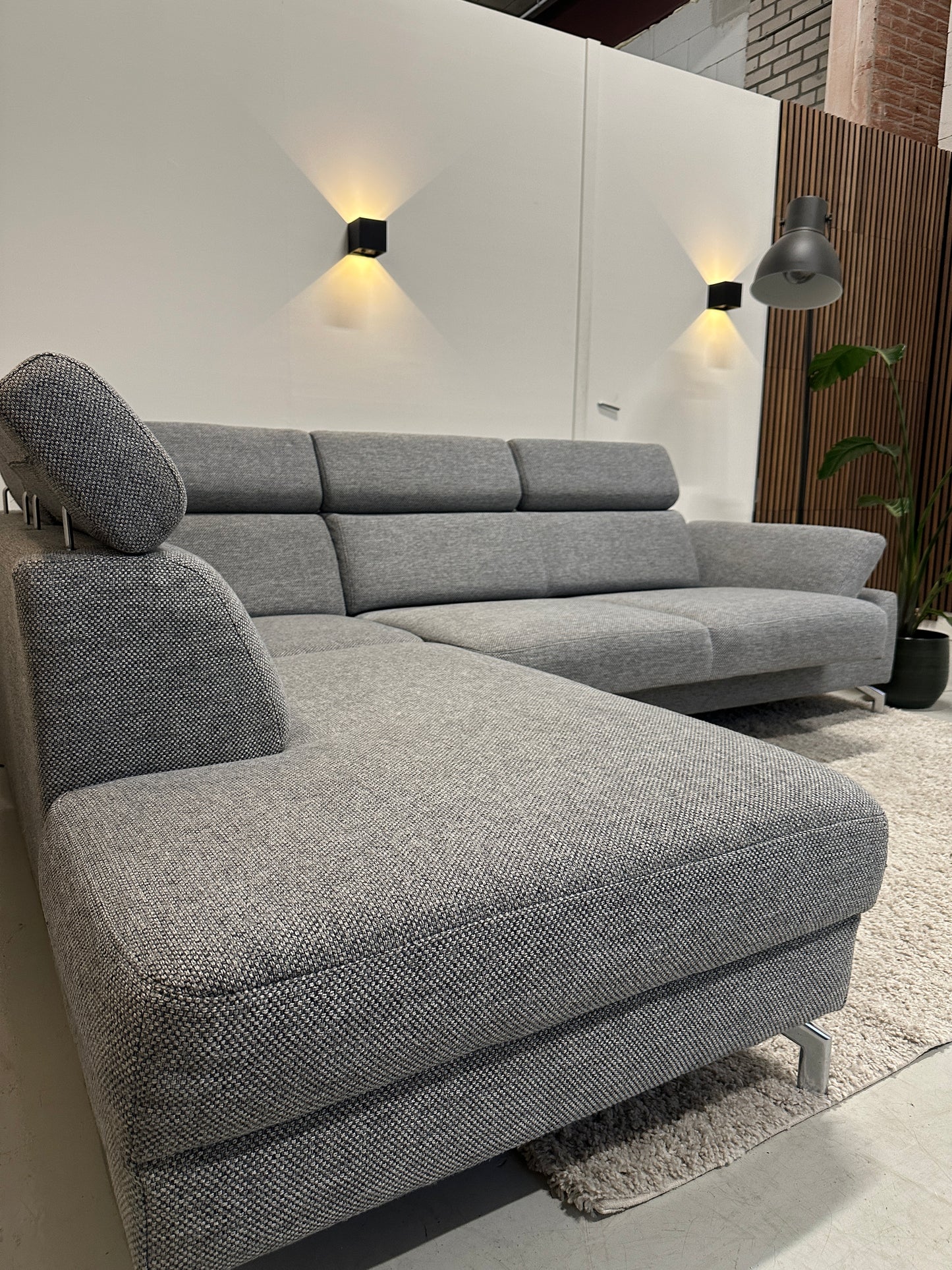 Montel mondena grijs 276x216cm