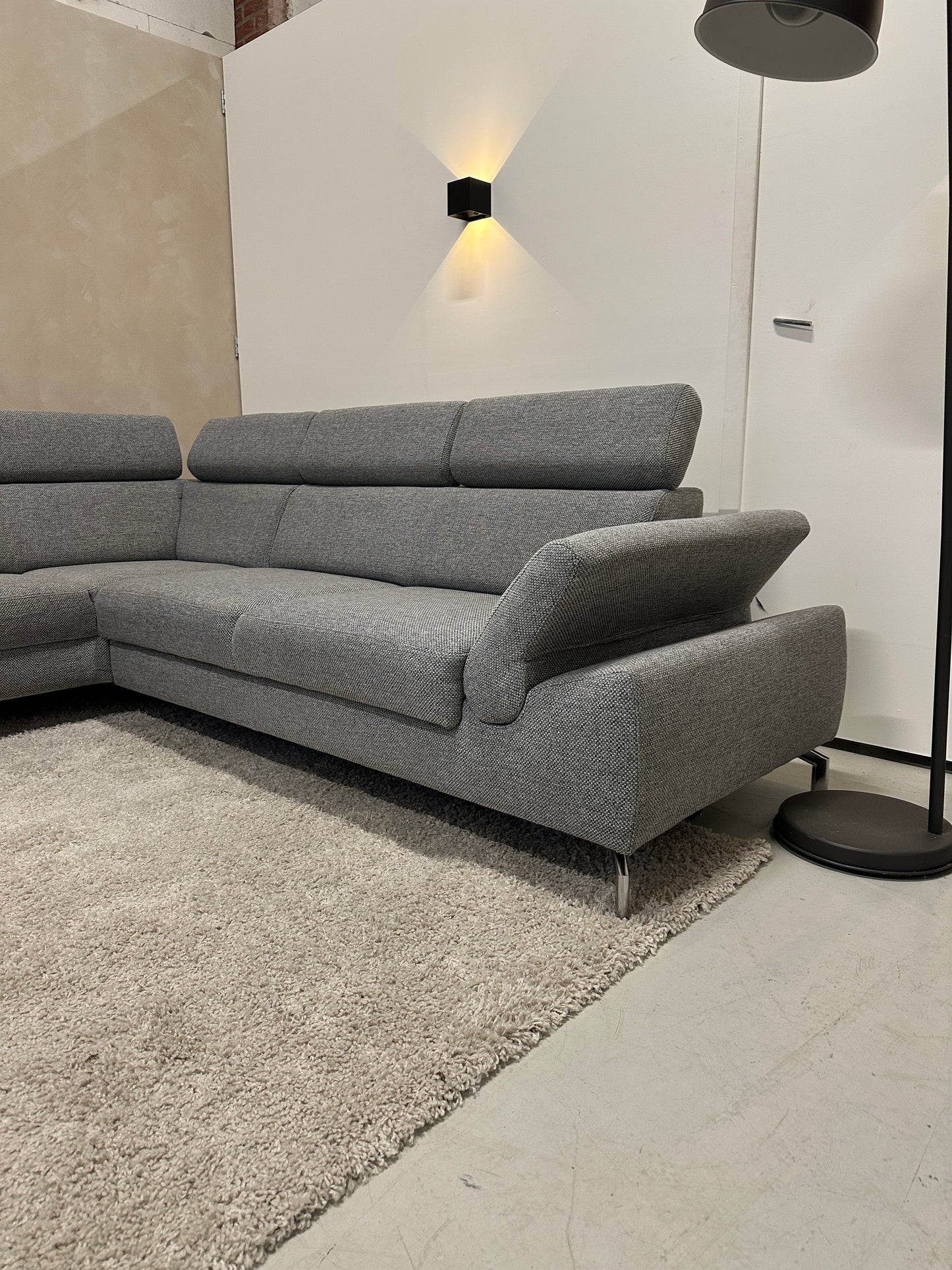 Montel mondena grijs 276x216cm