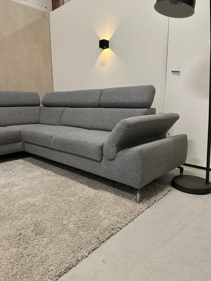 Montel mondena grijs 276x216cm