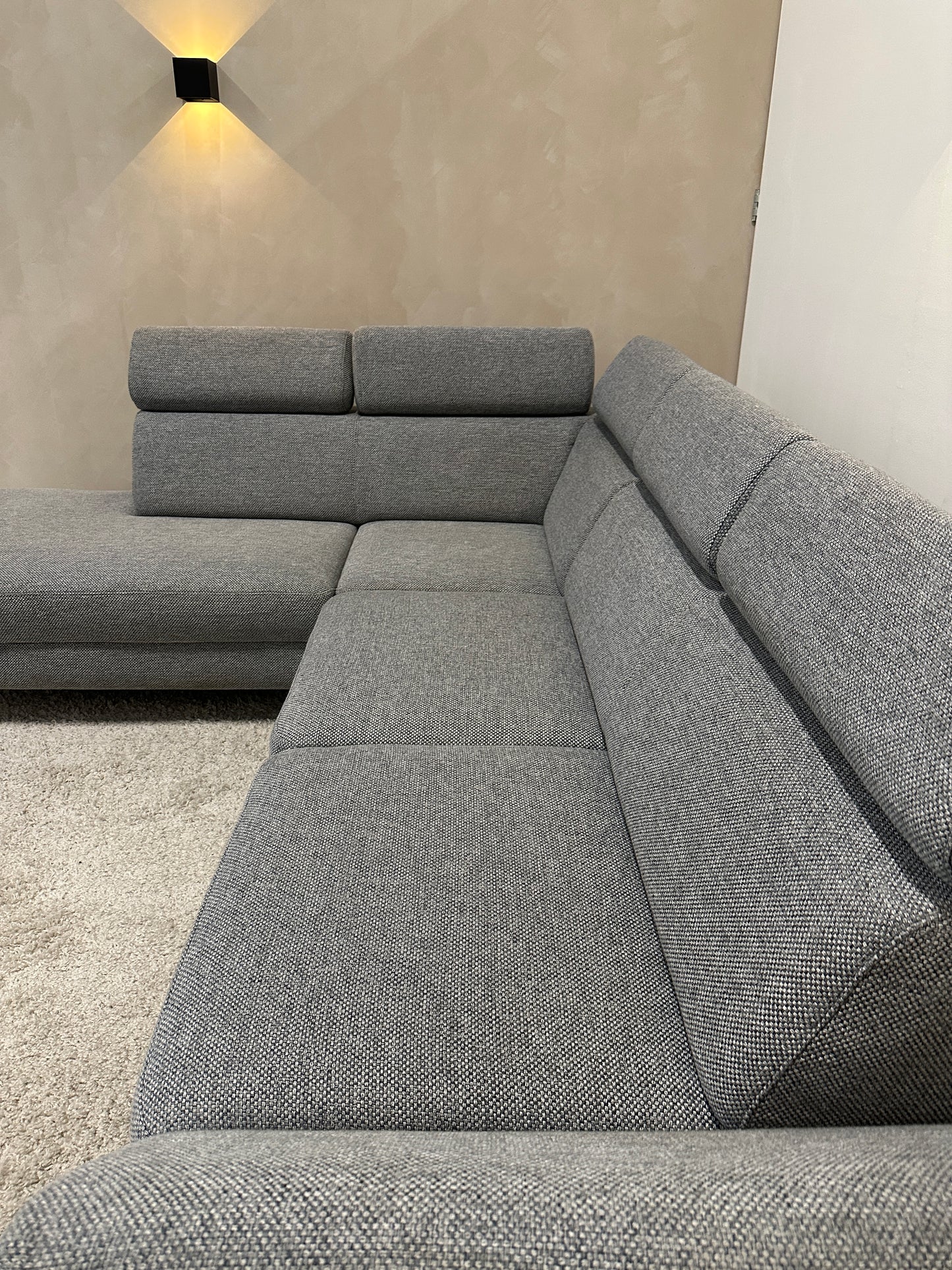 Montel mondena grijs 276x216cm