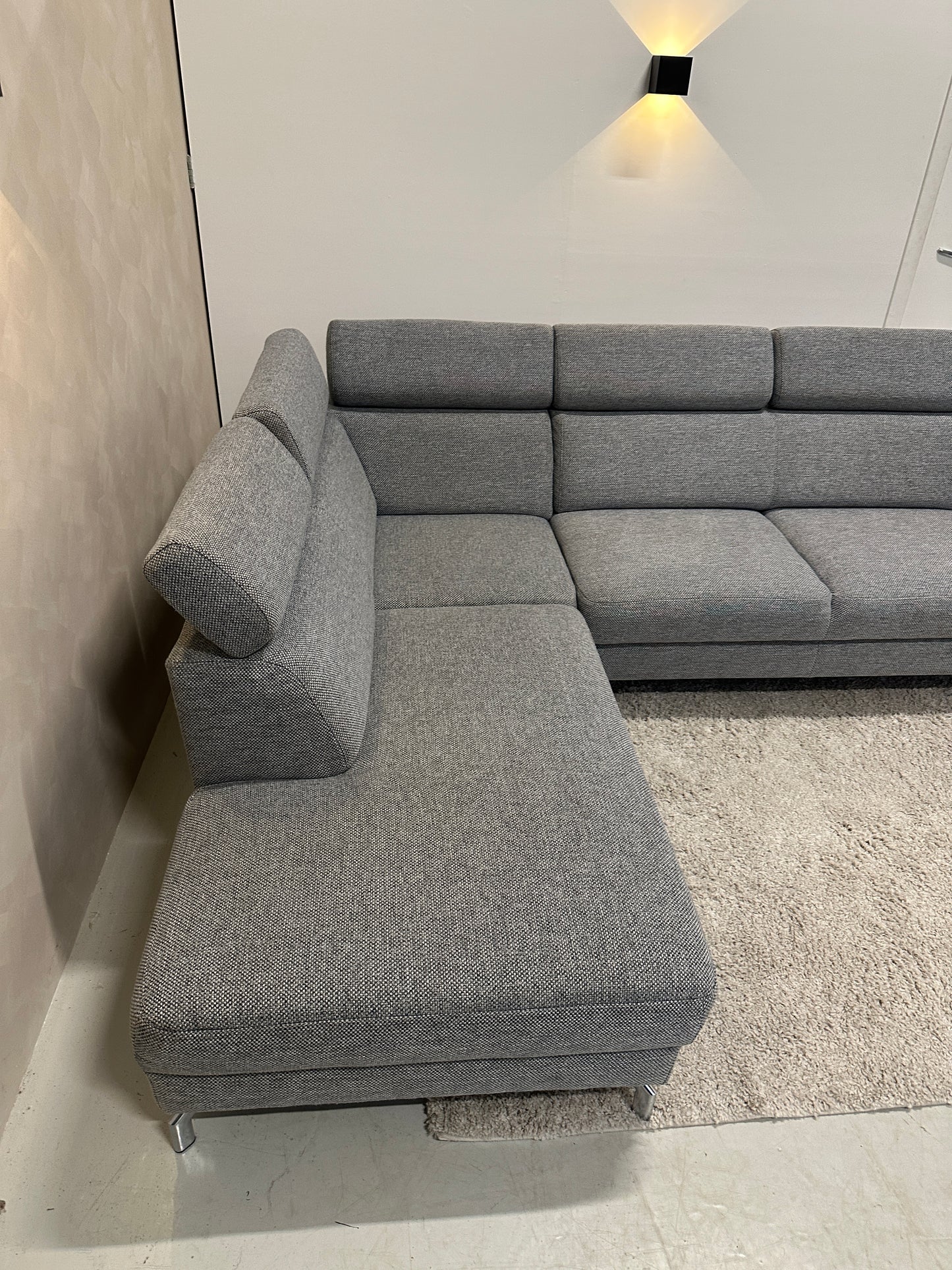 Montel mondena grijs 276x216cm