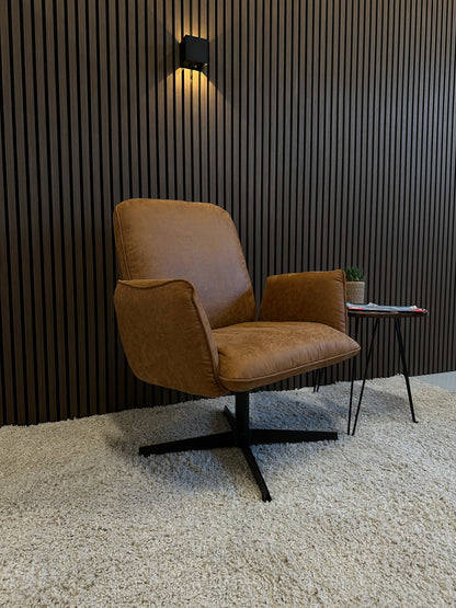 Fauteuil Lugo cognac