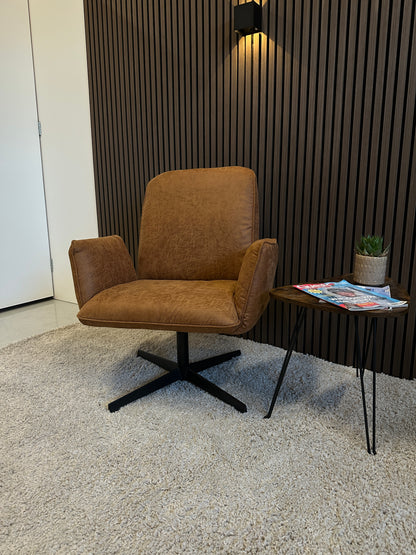Fauteuil Lugo cognac