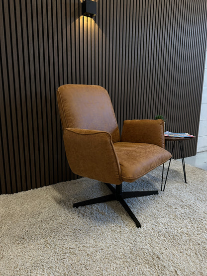 Fauteuil Lugo cognac