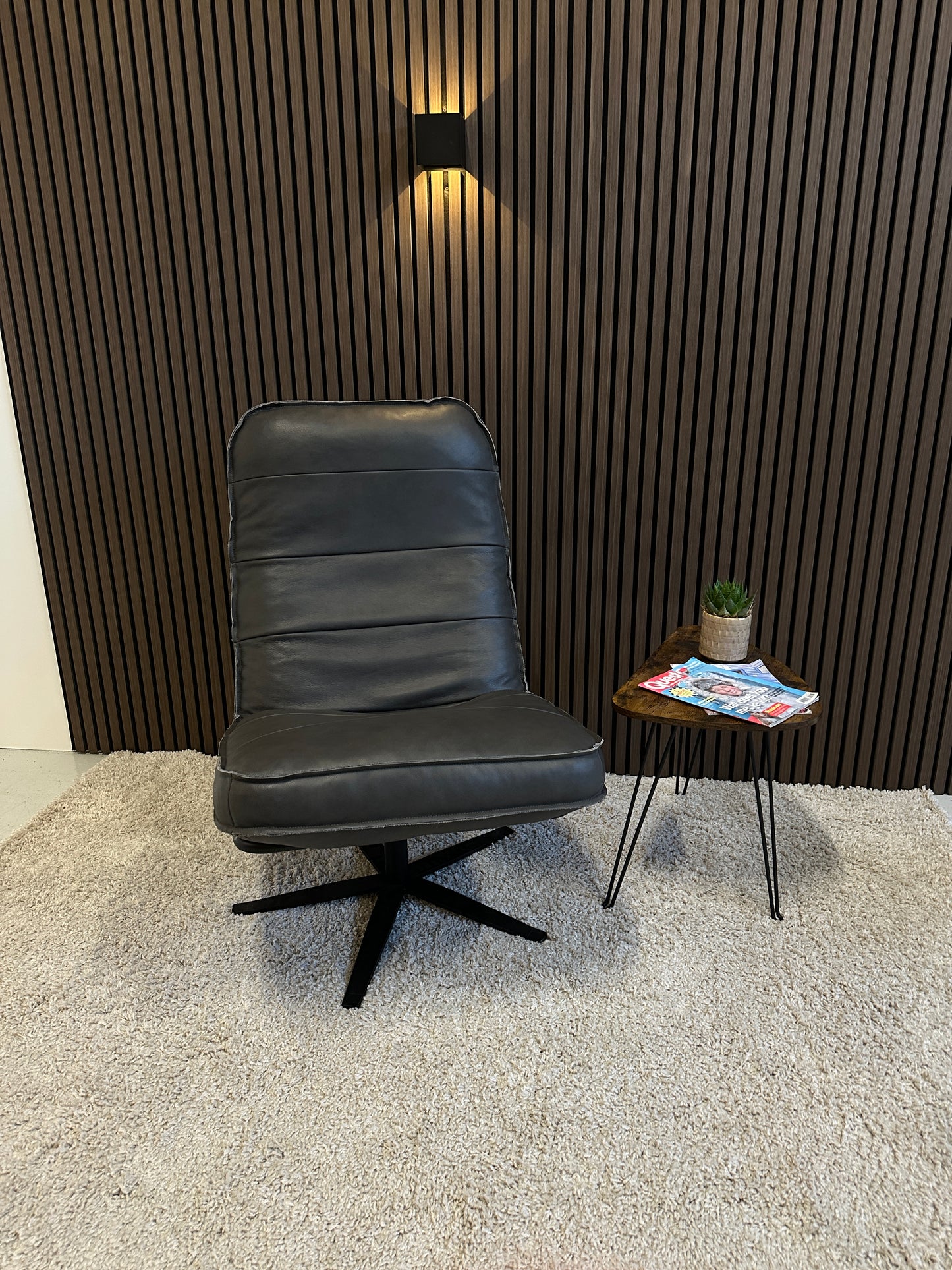 Odin fauteuil antraciet grijs