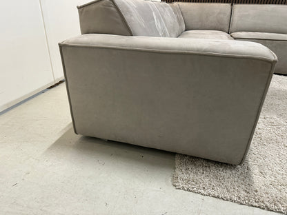 Modulaire hoekbank taupe 276x180cm