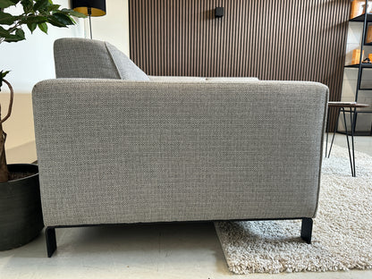 Grijs gemeleerde hoekbank 270x195cm