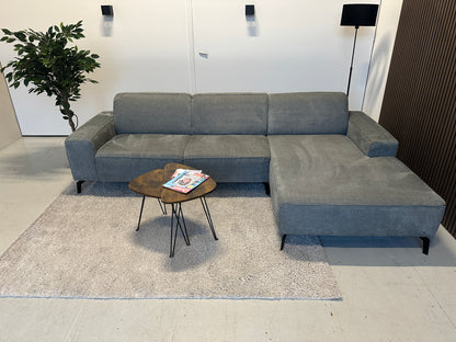 Blauw/Grijze hoekbank 290x170 cm