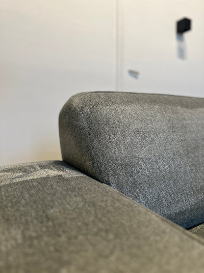 Blauw/Grijze hoekbank 290x170 cm
