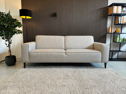 grijze sample bank in nieuwstaat, 220x88 cm