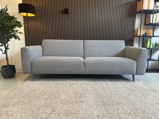 Grijs/blauw samplemodel in nieuwstaat, 239x90 cm
