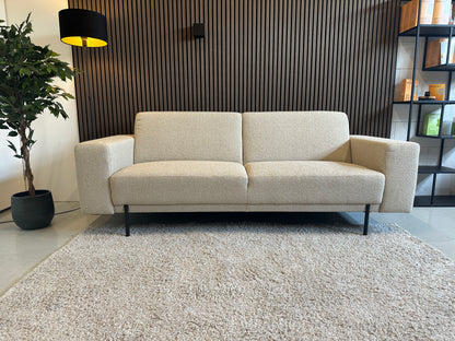 beige sample bank in nieuwstaat, 226x90 cm