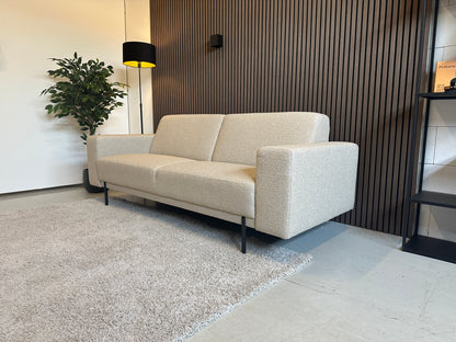 beige sample bank in nieuwstaat, 226x90 cm
