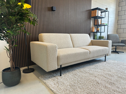 beige sample bank in nieuwstaat, 226x90 cm